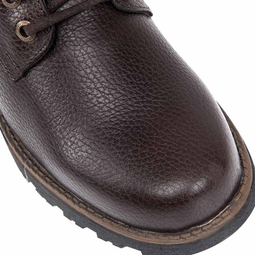 Botín casual de agujeta tipo leñador color café, marca Jepp, para hombre, mod. 825218
