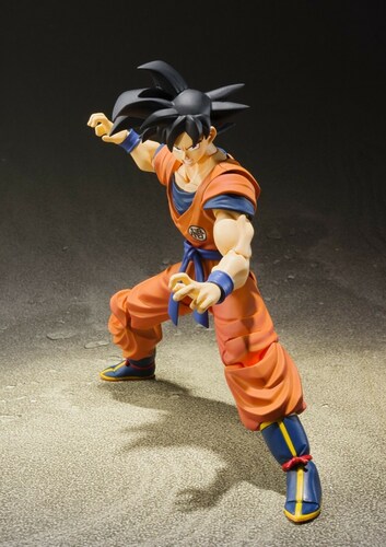 Son Goku: A Saiyajin Raised on Earth Bandai TAMASHII NATIONS S.H. Figuarts Dragon Ball Z Figura Bandai- Figura de acción 