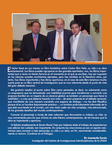 Libro Carlos Slim: Tomo 5 | Empresario Global | Pasta Dura.