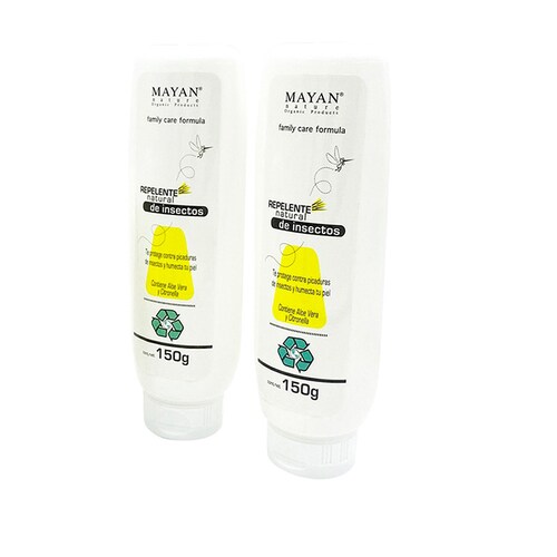 Pack 4 Piezas Gel Repelente De Insectos Mayan Nature