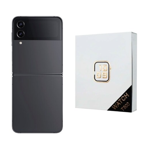 Galaxy Z Flip 4 256GB Negro Reacondicionado Grado A + Reloj Genérico