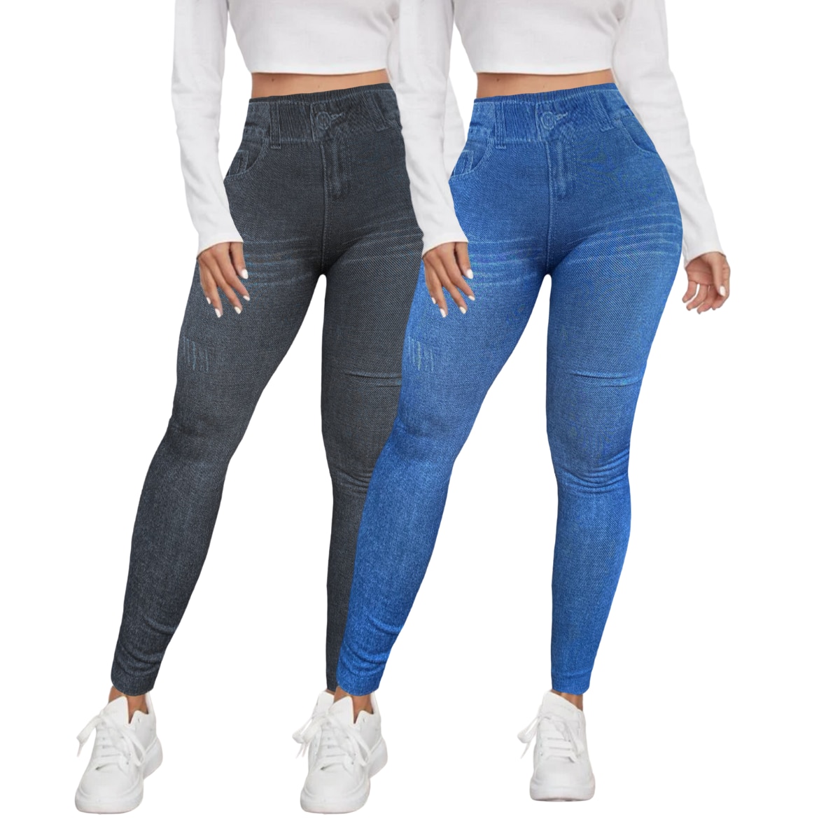 Leggins tipo best sale jeans para niñas