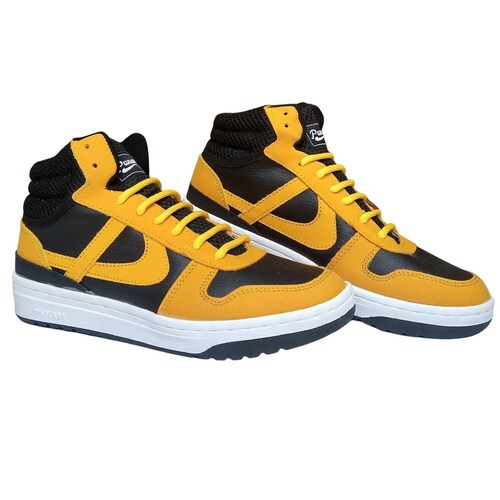 TENIS PANAM Bota Tepoz Peligro color Amarillo