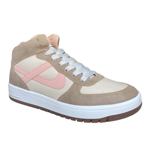 TENIS PANAM Bota Meztli Deseo color Rosa/Beige.