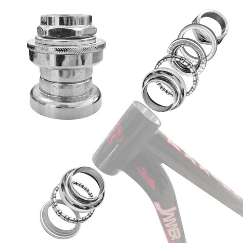 Juego De Tazas Telescopio Bicicleta Cromadas