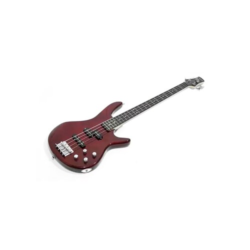 Bajo Eléctrico McCartney de 4 Cuerdas Pasivo Color Vino