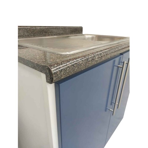 COCINA GRECIA (MODULAR) AZUL 2.40m - MOBELO ENTREGA UNICAMENTE CDMX, QUERÉTARO, PACHUCA, TOLUCA Y SUS ÁREAS METROPOLITANAS