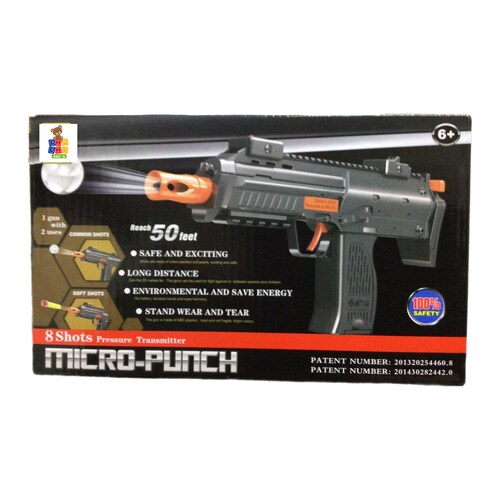 Pistola Hidrogel Y Lanza Dardos Micro Punch De Juguete
