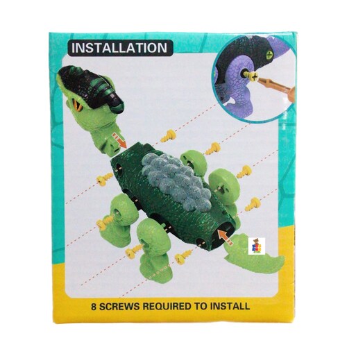 Dinosaurio Armable Con Luz Sonido Movimiento Lanza Humo Diy