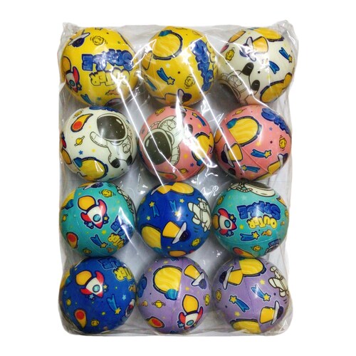 12 Pelota Anti Estrés Varios Modelos Relax Fiesta Grande