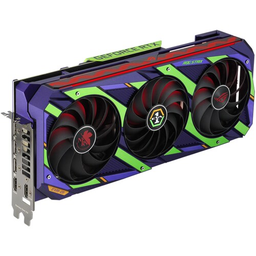 Tarjeta de Video ASUS ROG Strix GeForce RTX 3080 12GB GDDR6X  Evangelion 