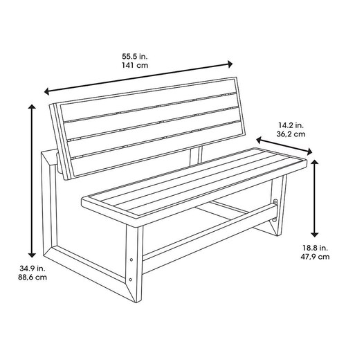 Banca Covertible Para Jardin