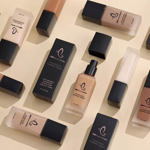 Base De Maquillaje Liquida Alta Cobertura Contra Agua  30ml