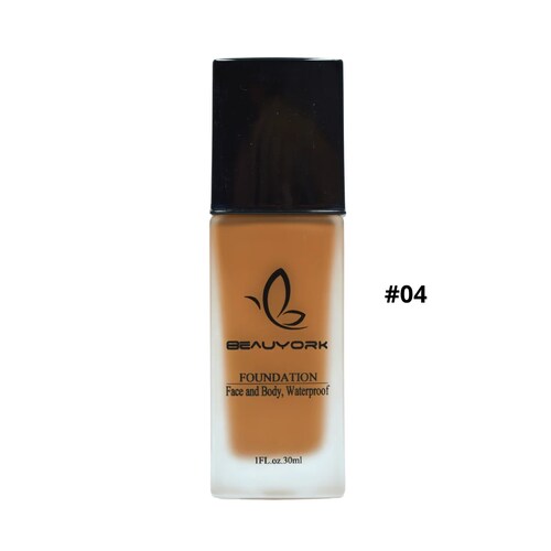 Base De Maquillaje Liquida Alta Cobertura Contra Agua  30ml