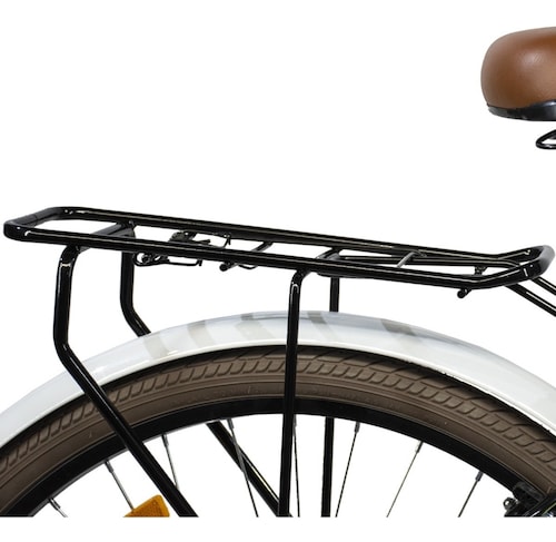 Bicicleta Urbana Vintage R26 7v Frenos V-brakes Con Canasta.