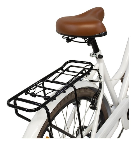 Bicicleta Urbana Vintage R26 7v Frenos V-brakes Con Canasta.