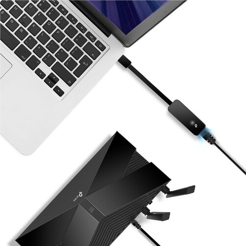 Adaptador De Red Usb 3.0 A Rj45 Tp-link Ue306 Para Nintendo Switch Negro.