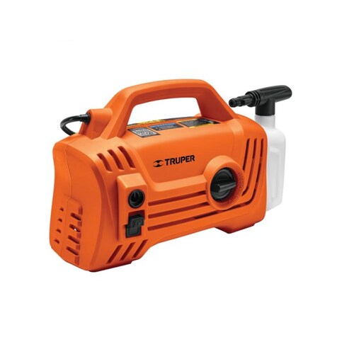 Hidrolavadora Eléctrica Compacta 1600psi lavar autos Truper incluye accesorios 