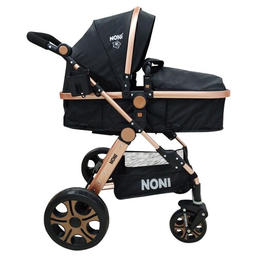 Carriola Angelin Sistema de Viaje 3 en 1 con Portabebe 999-C Negro