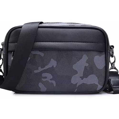 Moda Mariconera Bandolera Cuero Los Hombres Crossbody Bolso