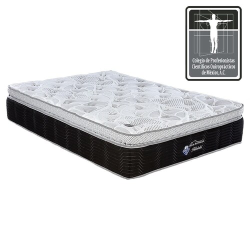 Juego De Box Y Colchon Helsinki Spring Air - King Size.