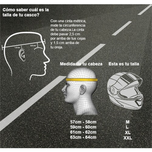 Casco Moto 3/4 Jet NZI B-COOL Certificado ECE Visor Gafas