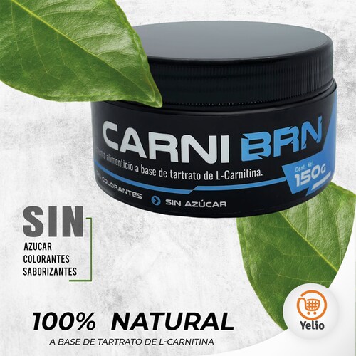 Carni BRN KARDAGAR Base de Tartato de L-Carnitina sin Colorantes ni Azucar 150G
