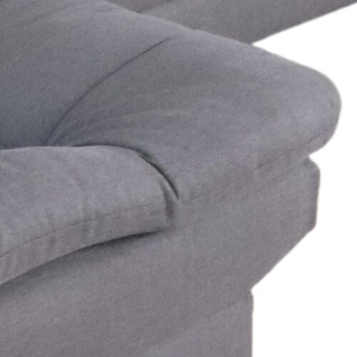 Sillón Individual Moderno Ocasional Reclinable Gris