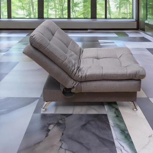 Sillón Individual Moderno Ocasional Reclinable Gris