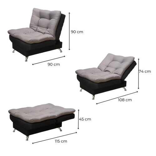 Sillón Ocasional Moderno Reclinable