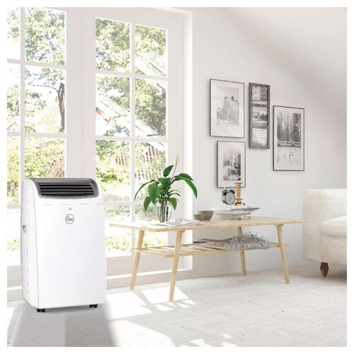 Aire AC Portatil Portable MXPPO-001-13 12000BTUs 410m3hr R-410A 3,4EER 115V1F60Jx 7,64A 854,2W 55dB Hasta 12m2 Frío Calor con Bomba PinguinPro