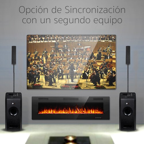 Bocina con Torre de  Audio con Subwoofer Portatil .