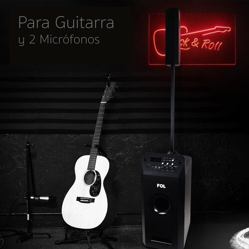 Bocina con Torre de  Audio con Subwoofer Portatil .