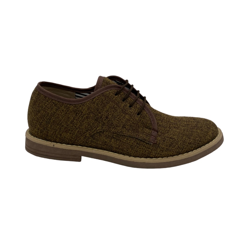 Zapatos Hombre Casuales Mocasines Quin Footwear Color Cafe Textil Lino