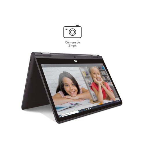 Laptop Ghia Shift Pro 2 en 1 360 Intel Celeron-N4000 4gb 64gb 11.6Pulg HD Touch W10P Graphite Grey Notghia-312.