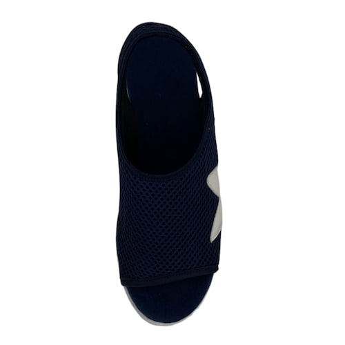 Sandalias Confort Tenis Huarache Dama Quin Footwear Malla Resistente Color Azul
