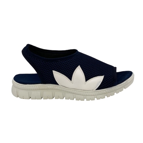 Sandalias Confort Tenis Huarache Dama Quin Footwear Malla Resistente Color Azul