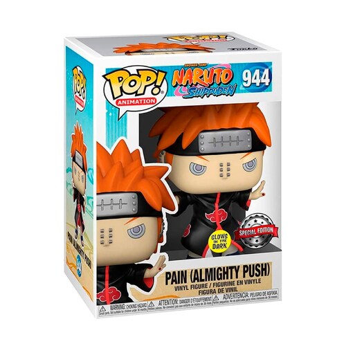 Funko Pop Pain Almighty Push #944 Glow Naruto Shippuden Anime Original