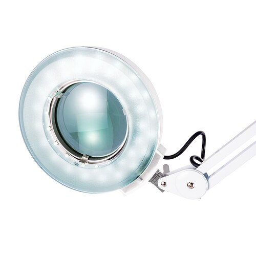 Letmex Lámpara facial con lupa Spa, Pestañas Maquillaje