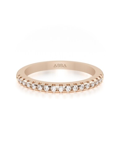 CHURUMBELA DARELIS 14K ORO ROSA ABBA JOYAS.