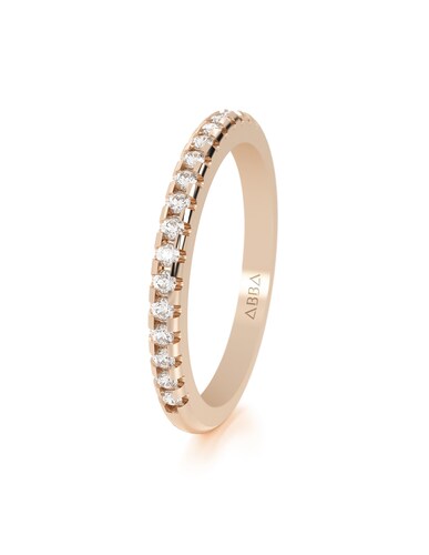 CHURUMBELA DARELIS 14K ORO ROSA ABBA JOYAS.