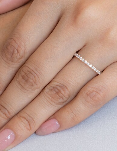 CHURUMBELA DARELIS 14K ORO ROSA ABBA JOYAS.