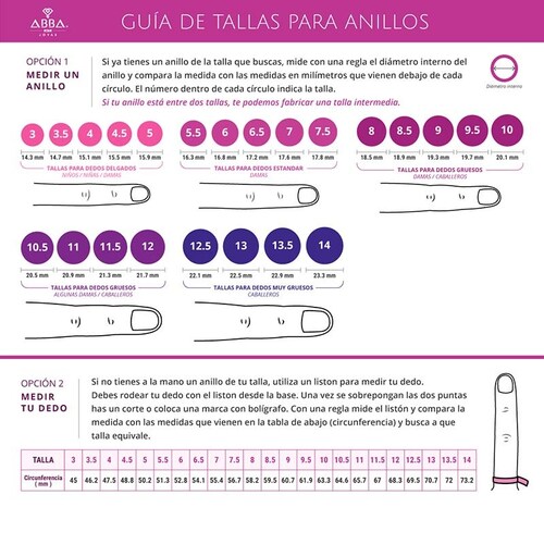 CHURUMBELA DARELIS 14K ORO ROSA ABBA JOYAS.