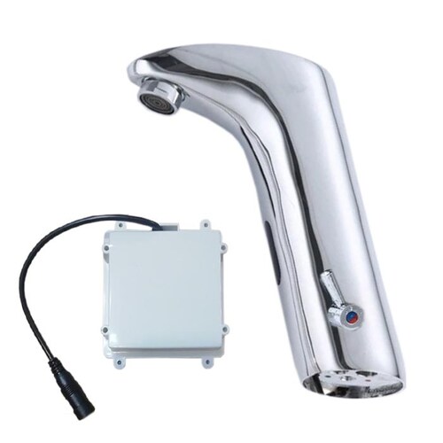 Lavamanos de Baño Grifo MXOWT-001-16 Sensor 8 a 30cm 127V 60Hz Frío Caliente Automatico Diámetro de Tubo 12", SensoWat.