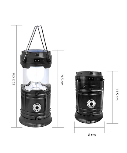 Lámpara Luz Archy de Camping Solar para Emergencia o Acampar, Doble Función, portátil y Ultra Brillante (LAM911)