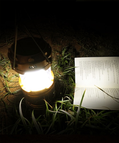 Lámpara Luz Archy de Camping Solar para Emergencia o Acampar, Doble Función, portátil y Ultra Brillante (LAM911)