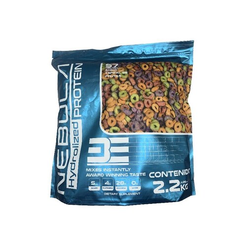 Nebula hydrolized Protein Blue-e 2.2kg (57 serv) Sabor froot loops