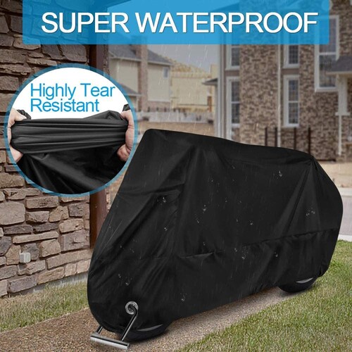 Cubierta Impermeable para Motocicletas, protección contra el Polvo, y lluvia, aptos para Motocicletas como Honda, Yamaha, Suzuki, Harley y más