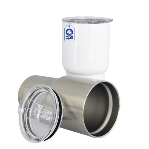 Vaso viajero de acero 20 oz. para sublimación (6 piezas)..