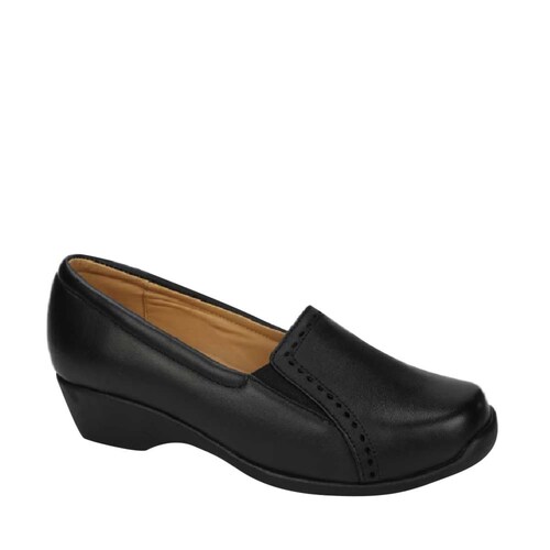 Choclo de piel especial con elástico, color negro, marca Enrico Ferri, mod. 1001264